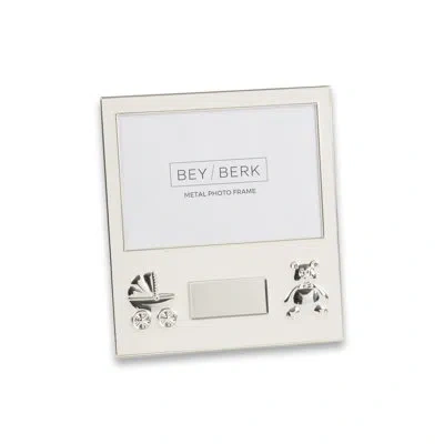 Bey-berk Single Picture Frame Picture Frame In Gold