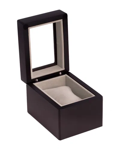 Bey-berk Single Watch Box In Brown