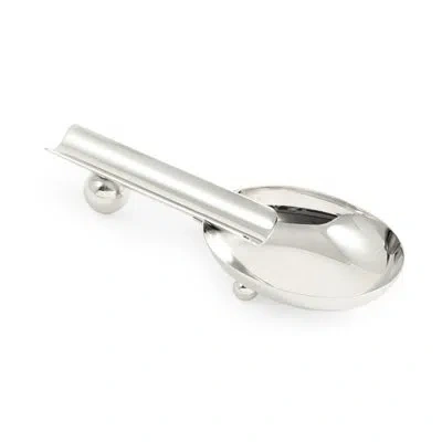Bey-berk Stainless Steel Cigar Ashtray In Silver