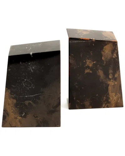 Bey-berk Tiger Eye Marble Bookends