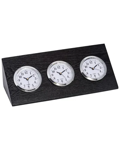 Bey-berk Triple Time Zone Clock