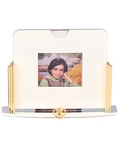 Bey-berk Two-tone Silver-plated Picture Frame