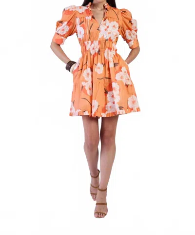 Beyond By Vera Alice Dress In Orange