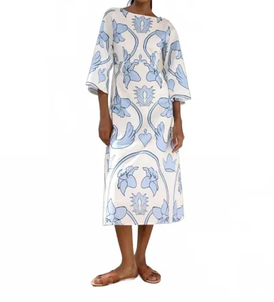Beyond By Vera Camelia Dress In Blue