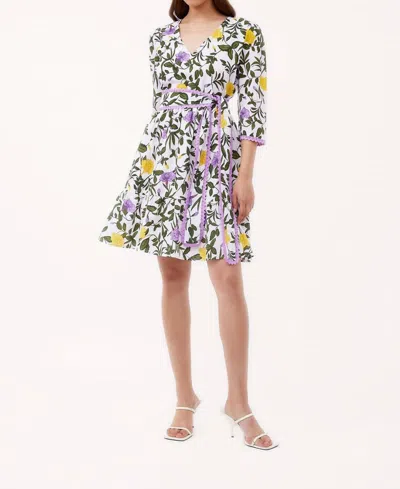 Beyond By Vera Heidi Dress In Tuscan Gardens Iris In Multi