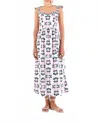 Beyond By Vera Jackie A-line Midi Dress In Papillon Moss In Neutral