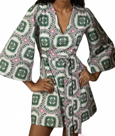 Beyond By Vera Kennedy Dress In Green In Multi