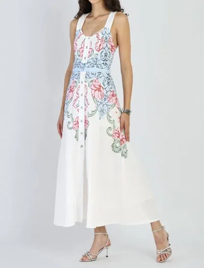 Beyond By Vera Nico Dress In White In Multi