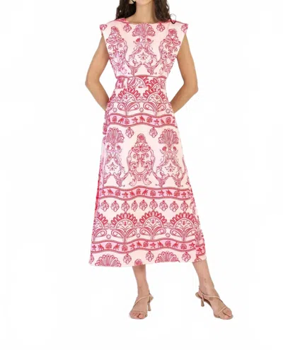 Beyond By Vera Perry Dress In Fontana Blush In Multi