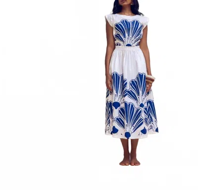 Beyond By Vera Piper Top In Venus Navy In Multi