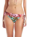 Beyond Control Bleu Rod Beattie Tie Side Hipster Bikini Bottom In Multi