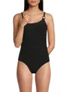 Beyond Control Women's Mio O-ring One-piece Swimsuit In Black