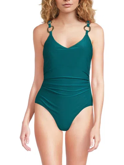 Beyond Control Women's One-piece Ring-strap Swimsuit