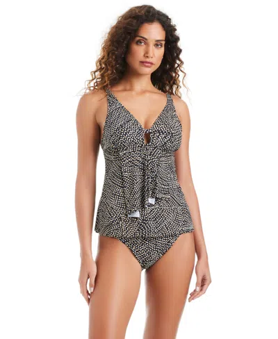 BEYOND CONTROL WOMEN'S V-NECK TANKINI