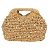 Beyond The Beach Bardo Crystal Clutch Natural