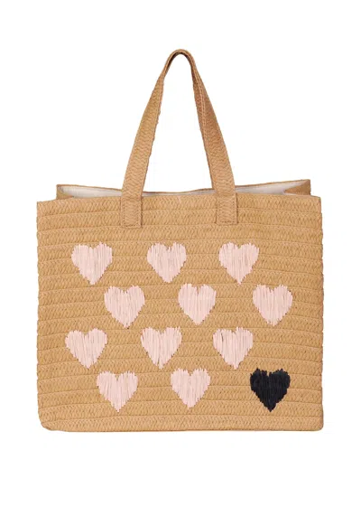 Beyond The Beach Be Mine Tote Beach Bag Sand/dusty