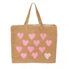 Beyond The Beach Be Mine Tote Sand/coral