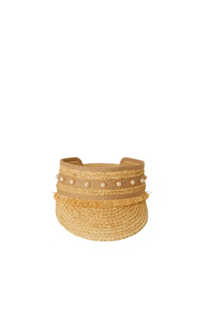 Beyond The Beach Bree Pearl Visor Natural