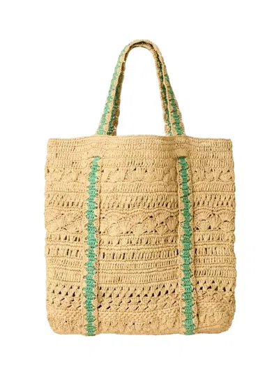 Beyond The Beach Chapeu Tote Bag Natural/mint