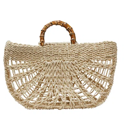 Beyond The Beach Charlotte Hand Bag Cream