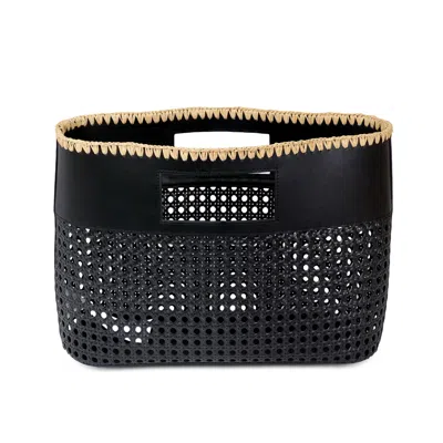 Beyond The Beach Ellie Small Tote Bag Black/natural