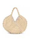 Beyond The Beach Gigi Crystal Tote Bag Natural