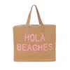 Beyond The Beach Hola Beaches Tote Bag Sand Coral