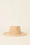Beyond The Beach Jaxon Hat Natural/white In Pattern