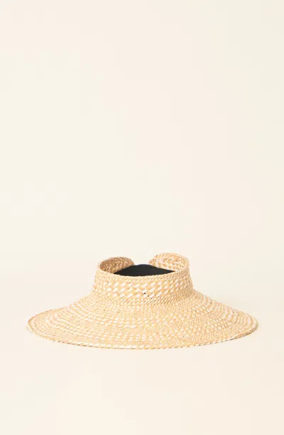 Beyond The Beach Jaxon Visor Natural/white In Neutral