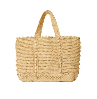 Beyond The Beach Lisbeth Natural Tote Beach Bag
