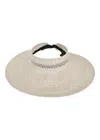 Beyond The Beach Lola Sisal Visor Natural/white