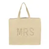 Beyond The Beach Mrs Pearl Tote Natural White