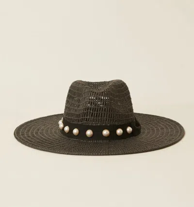 Beyond The Beach Ollie Hat Pearl Black