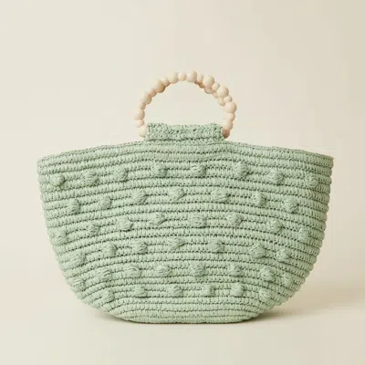 Beyond The Beach Opal Pom Pom Tote