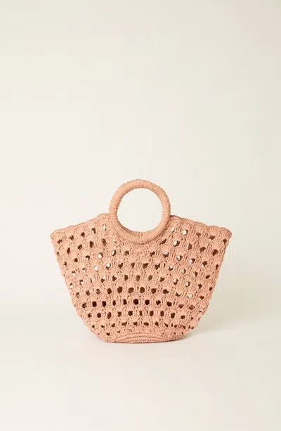 Beyond The Beach Primo Round Perf Tote Bag Natural