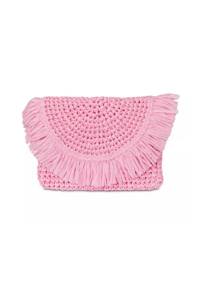 Beyond The Beach Riley Clutch Pink