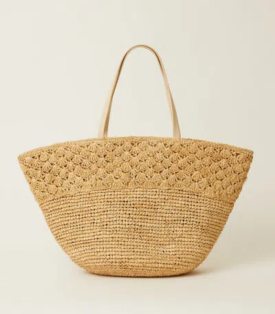 Beyond The Beach Sera Natural Tote Beach Bag