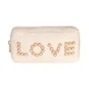 Beyond The Beach Teddy Love Small Cosmetic Bag White