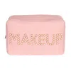 Beyond The Beach Teddy Makeup Cosmetic Bag Petal