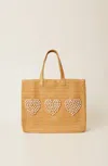 Beyond The Beach Three Hearts Tote Beach Bag Sand