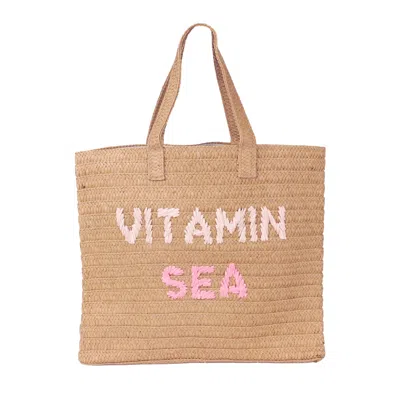 Beyond The Beach Vitamin Sea Tote Bag Sand Petal Coral