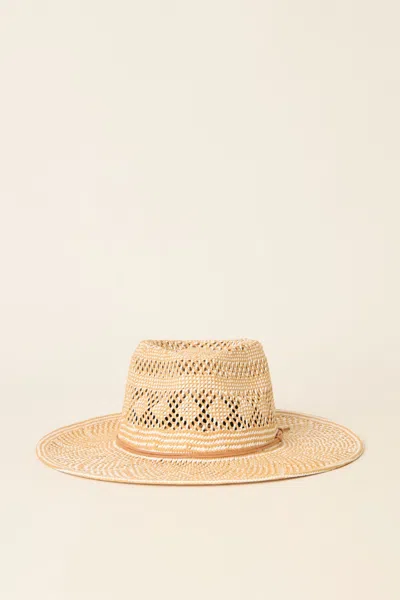 Beyond The Beach Wyatt Hat Natural White In Neutral