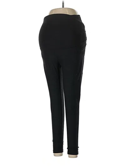 Pre-owned Beyond The Bump By Beyond Yoga Active Pants In Black