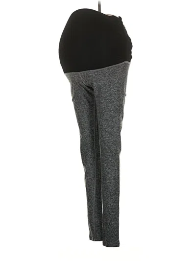 Pre-owned Beyond The Bump By Beyond Yoga Active Pants In Gray