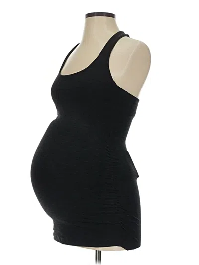 Pre-owned Beyond The Bump By Beyond Yoga Tank Top Black Strapless Neckline Tops
