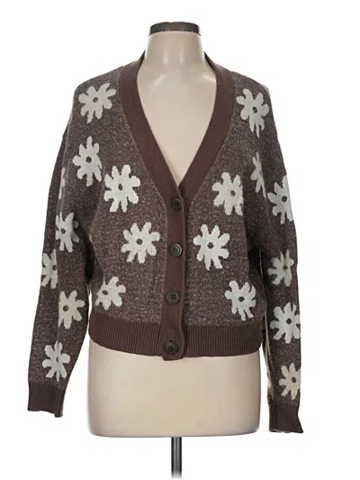 Pre-owned Beyond The Radar Cardigan Sweater In Brown