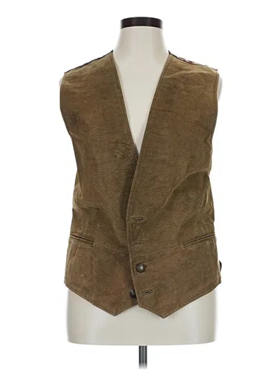 Pre-owned Beyond Vest In Brown
