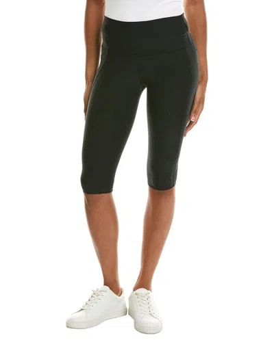 Beyond Yoga 14in Spacedye High-waist Pocket Pedal Pusher Legging In Black