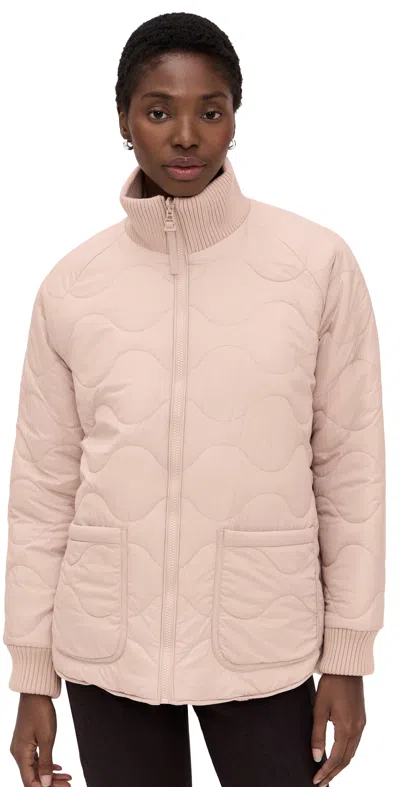 Beyond Yoga 2-way Quilted Jacket Nude Tint In Neutral