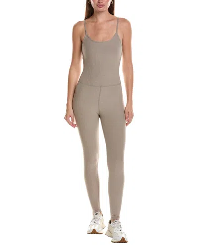 Beyond Yoga 23.5in Spacedye Uplevel Midi Jumpsuit In Gray